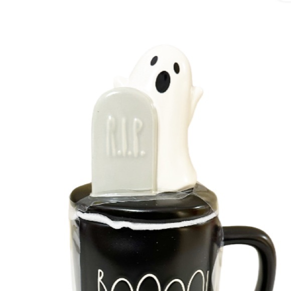 NEW Rae Dunn BOOOO Topper Mug 👻 - Picture 2 of 5